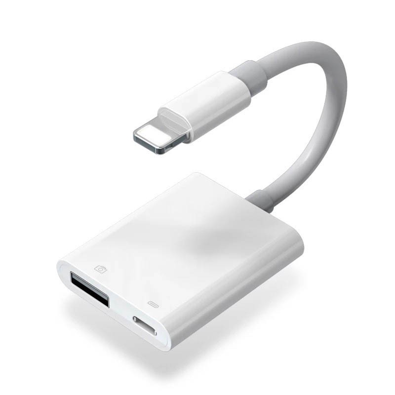 OTG Adapter For Lightning to USB Camera Adapter OTG Cable For iPad