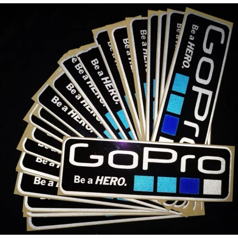 (Reflective)GoPro Logo Sticker Car&Motor | Shopee Philippines