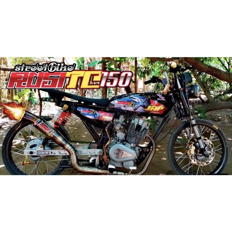 Rusi Tc150 Jrp X Daeng Decals With Free Thai Stickers Shopee Philippines