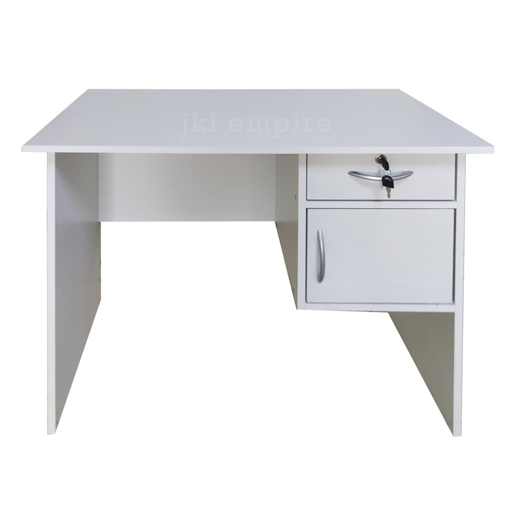 OFFICE TABLE WITH DRAWER AND 1345 SILVER OAK Shopee