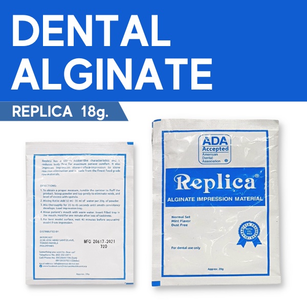 Dental Alginate, REPLICA (20G) ( 1 sachet) Shopee Philippines