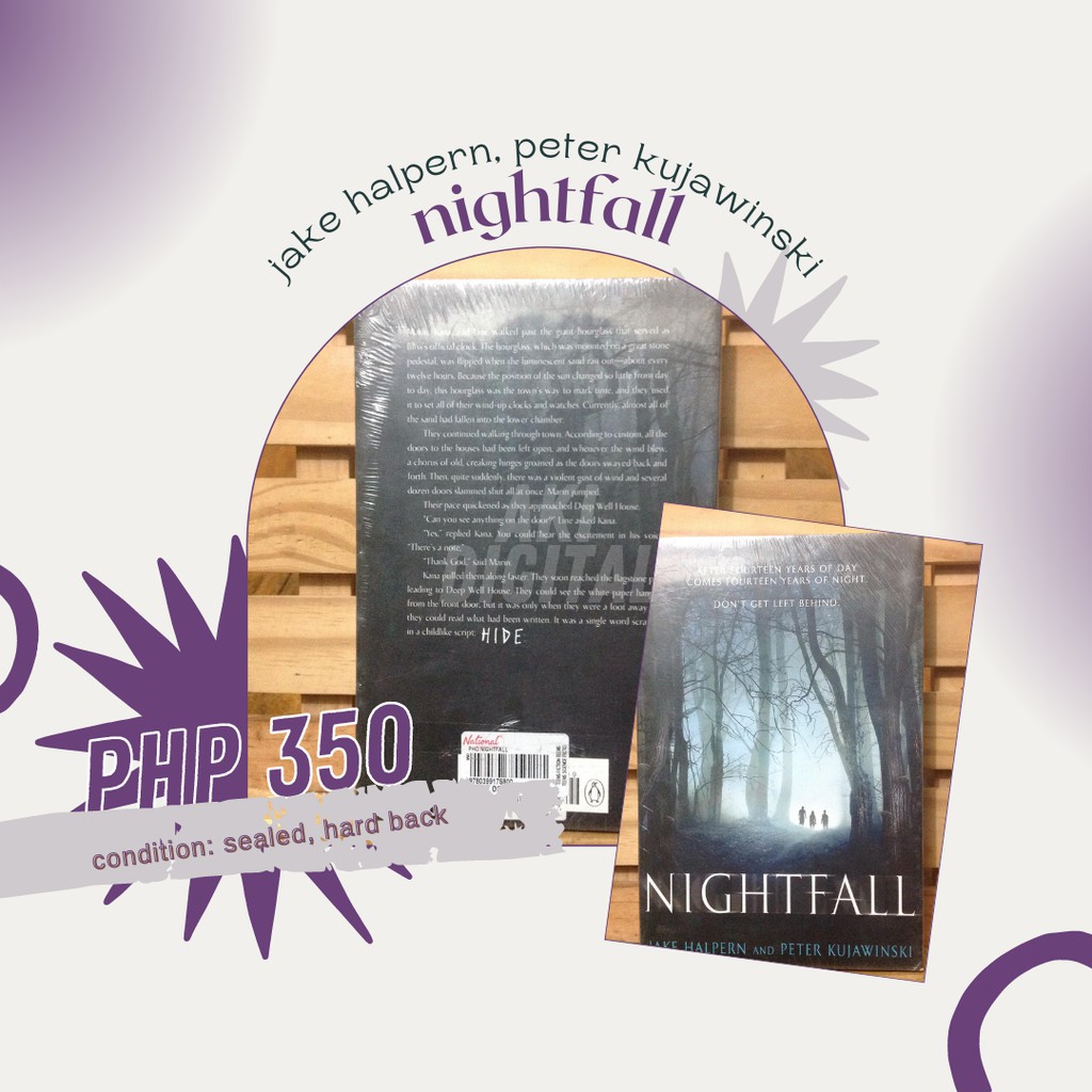 Nightfall by Jake Halpern and Peter Kujawinski Shopee Philippines