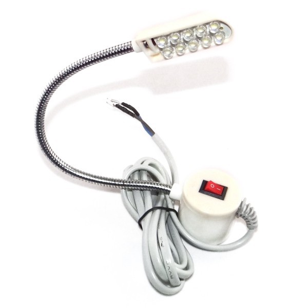 10 LED Sewing Machine Work Light Flexible Gooseneck Lamp | Shopee ...