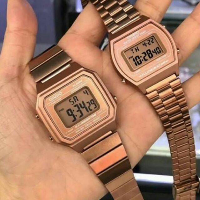 Casio rose gold outlet b650