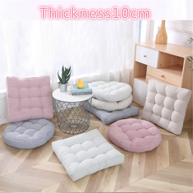 Thick Tatami Floor Cushion Round Square Thickness 10cm Japanese style