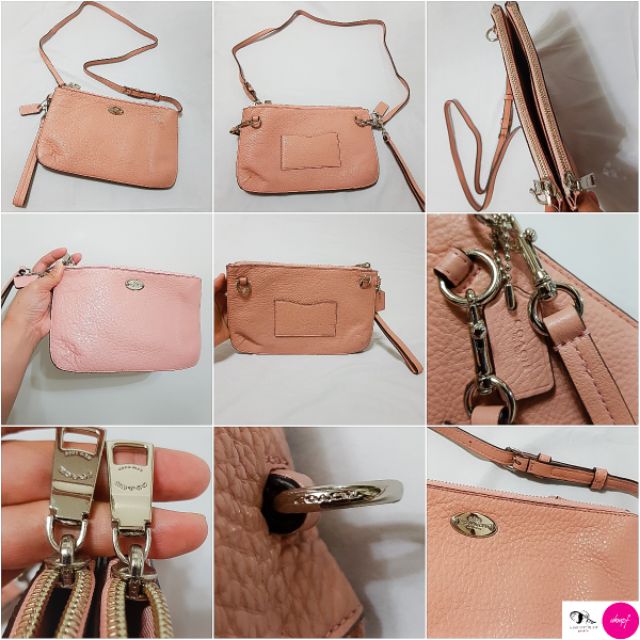 Coach lyla double online gusset crossbody