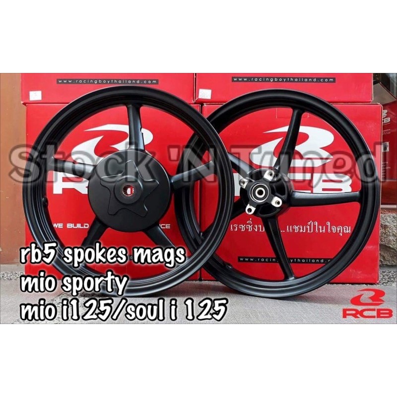 Sp522 or Rb 5spokes 14s mags for mio sporty and mio i 125 (4holes ...