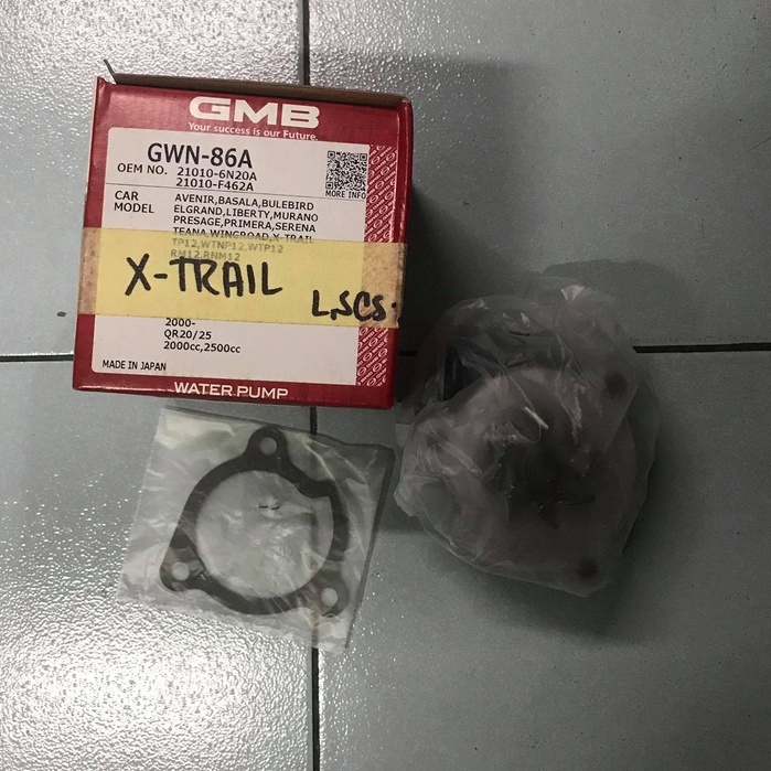 Original GMB Water Pump for Nissan XTrail (XTrail / X Trail) T30 (T30