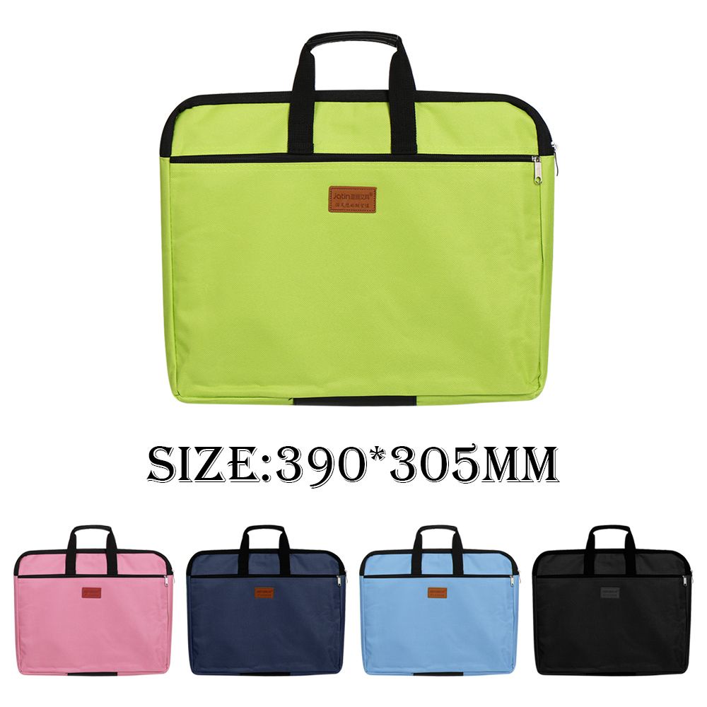 DAPHNE Business Documents File Folder Zipper Double Layers Files Bag ...