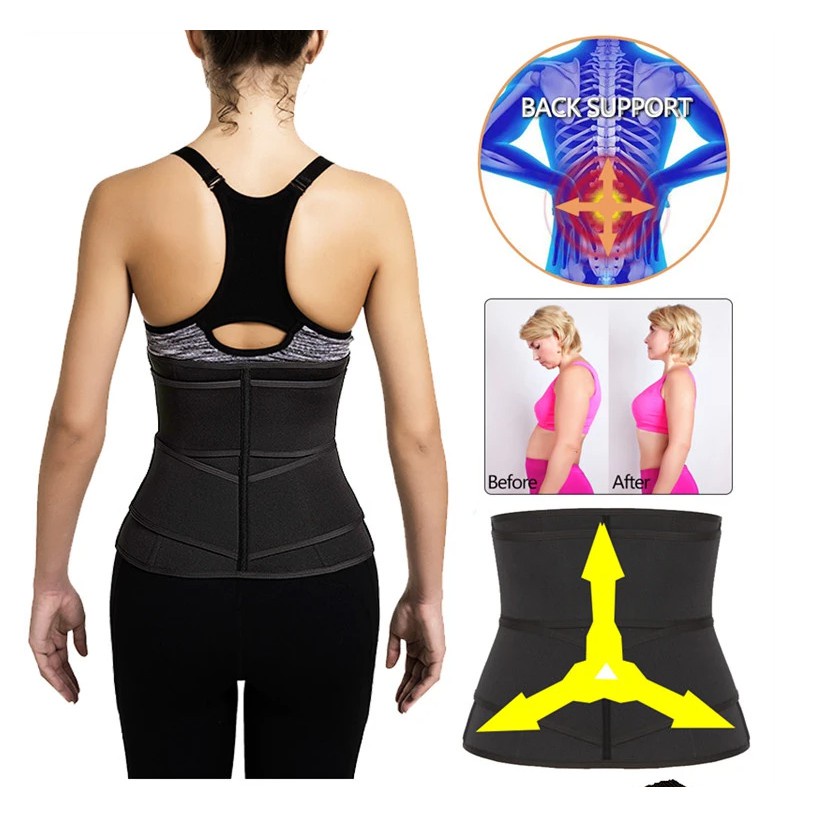 Women Fashion Waist Trainer Corset Sauna Slimming Trimmer Belt Weight Loss Girdle Waist Shaper Slimm
