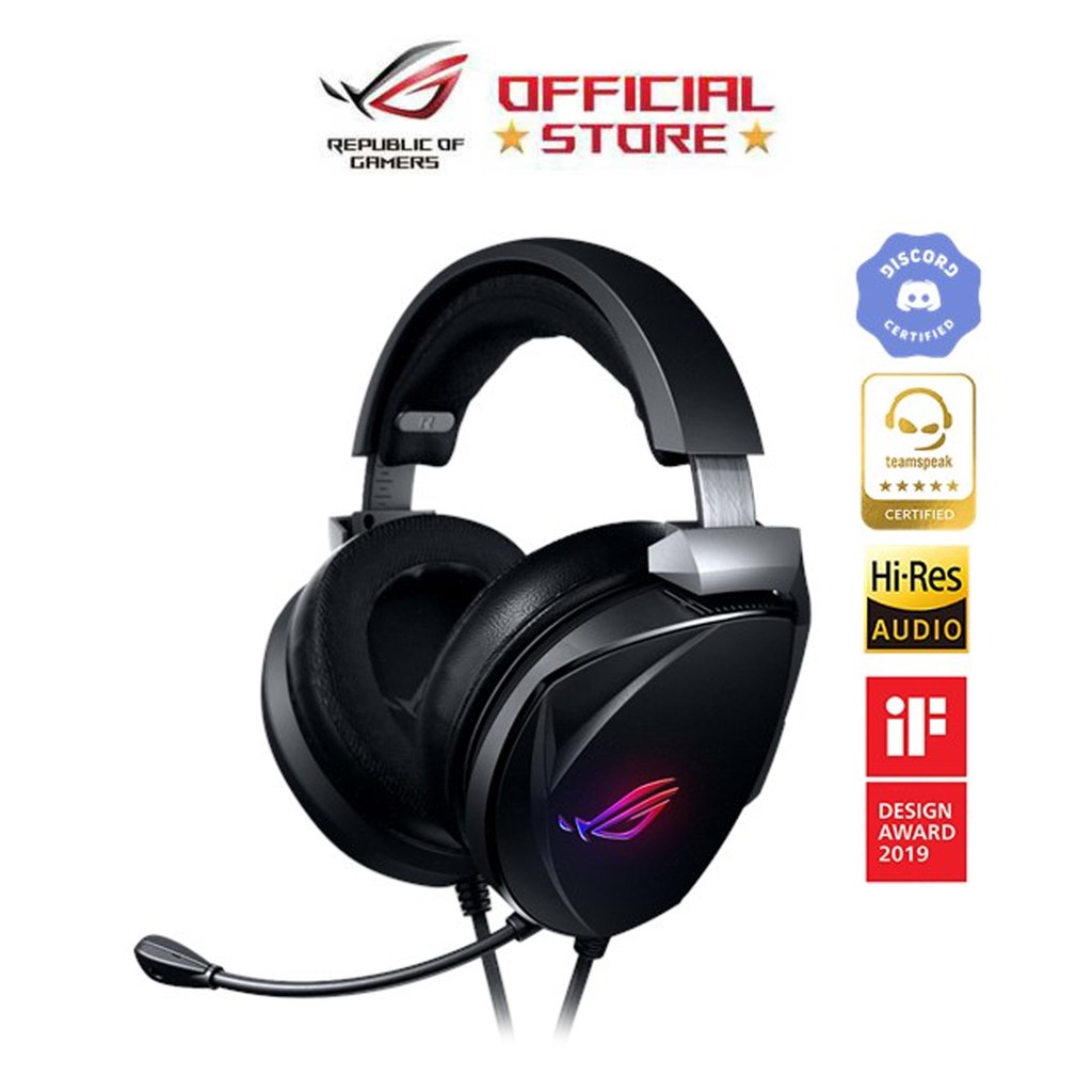 Asus ROG Theta 7.1 USB C gaming headset AI noise cancelling mic