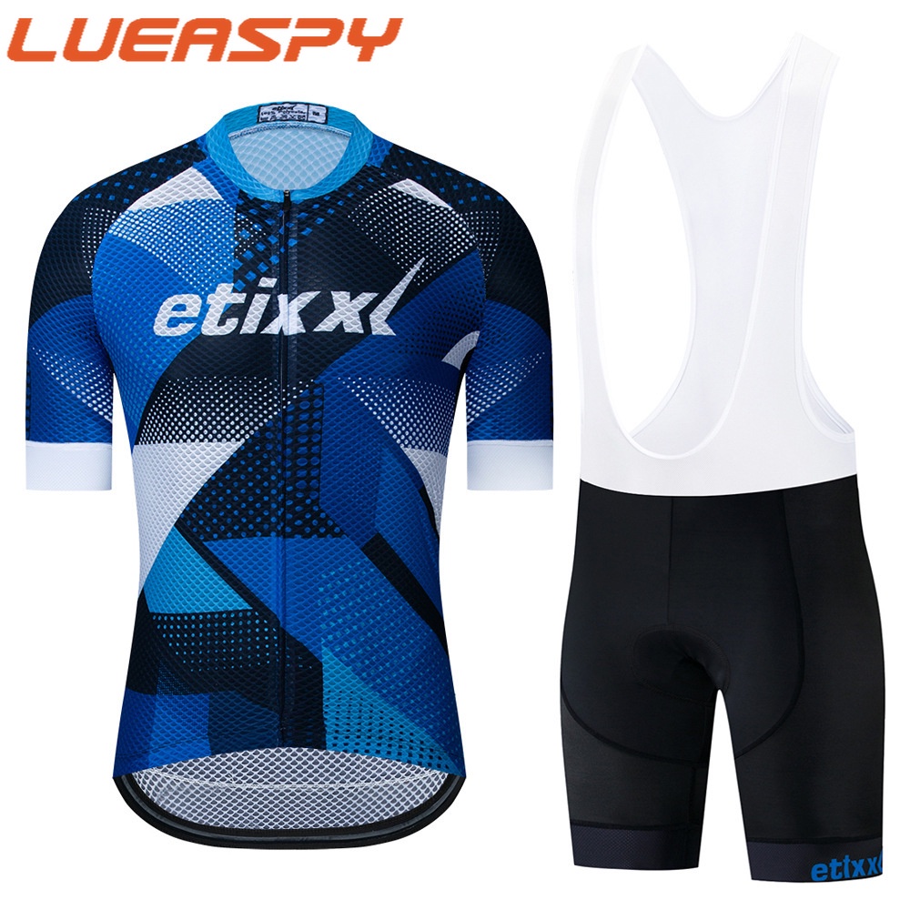 LUEASPY Summer Cycling Jersey Set Breathable Team Racing Sport Bicycle Jersey Mens Cycling Clothing Short Bike Jersey Shopee Philippines