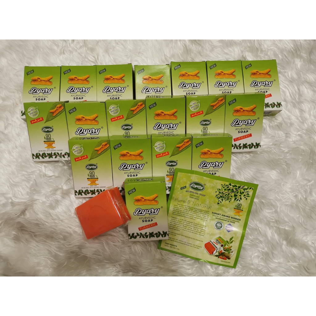 Original PYARY Turmeric Soap Legit and Authentic New 90 years packaging
