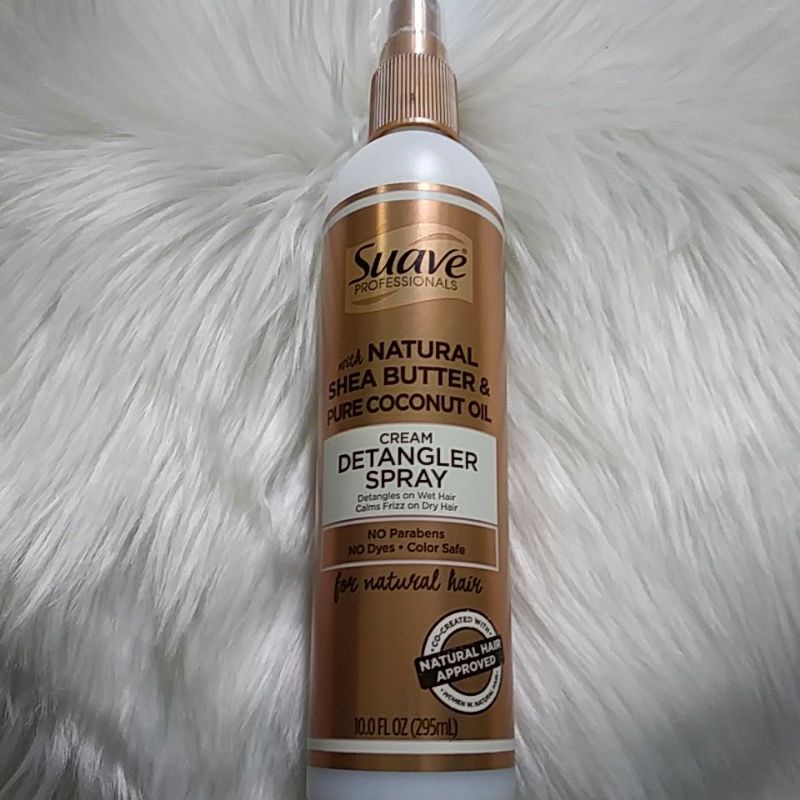 Suave w/ Natural Shea Butter & Pure Coconut Oil Cream Detangler Spray