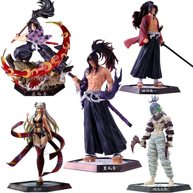 Demon Slayer Anime Figurine, Tsugikuni, Yoriichi, Kokushibo, Fight Shine,  Brinquedos Action Figure, Presente de Natal, 20cm - AliExpress