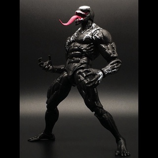 Shf Spider-man Figure Hero Expedition Figma Venom Model Movable Doll 