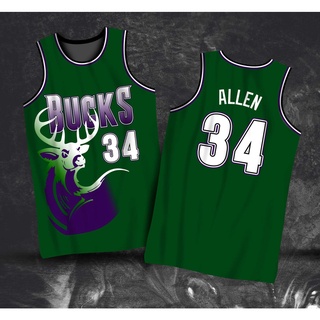 MILWAUKEE BUCKS GREEN GOLD FULL SUBLIMATION HG CONCEPT JERSEY