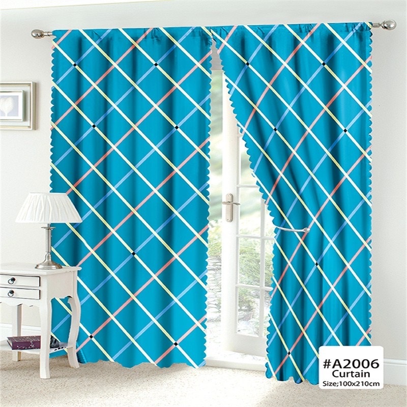 RCSC 2024 100x210cm Kurtina 1pc Long Modern Curtain Sale For Window   0d0da41bf5a388e9872a60cfa0d38986