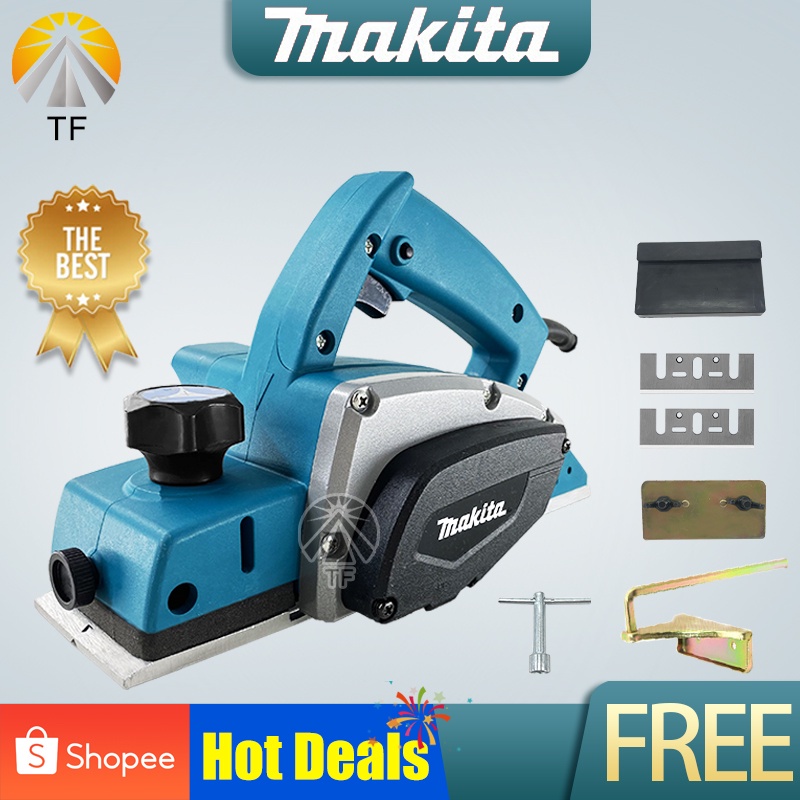 Makita with Adjustable Planing Depth Power plainer Hand Planer Electric