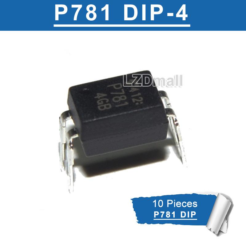 10pcs P781 DIP-4 TLP781 TLP781GB P781GB P781GR DIP4 DIP Photoelectric ...