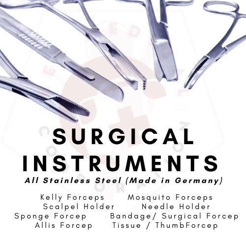 Bandage/Surgical Scissors and Forceps (Trauma, Iris, Bandage, Pean ...