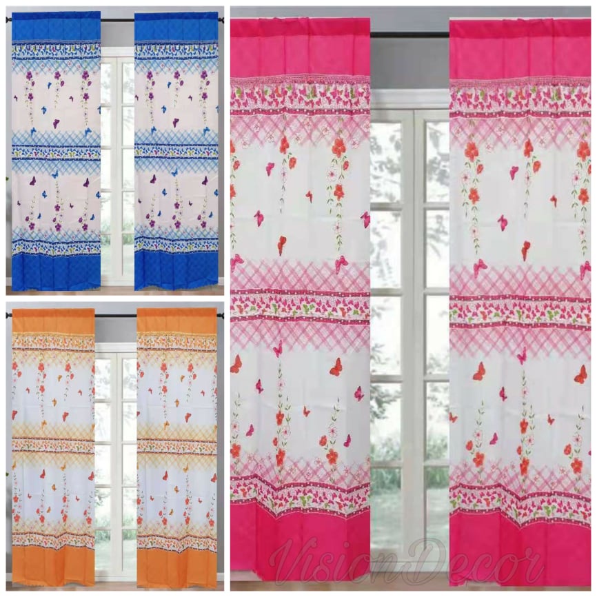 Sheering Curtain Good Quality Simple Curtain Without Ring Kurtina ...