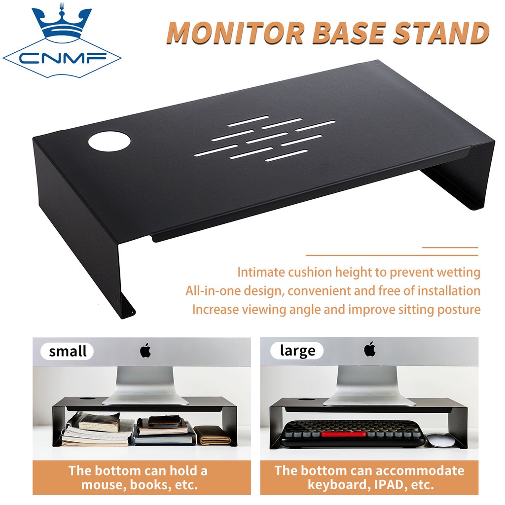 CNMF Computer Monitor Heightening Shelf Desktop Keyboard Debris