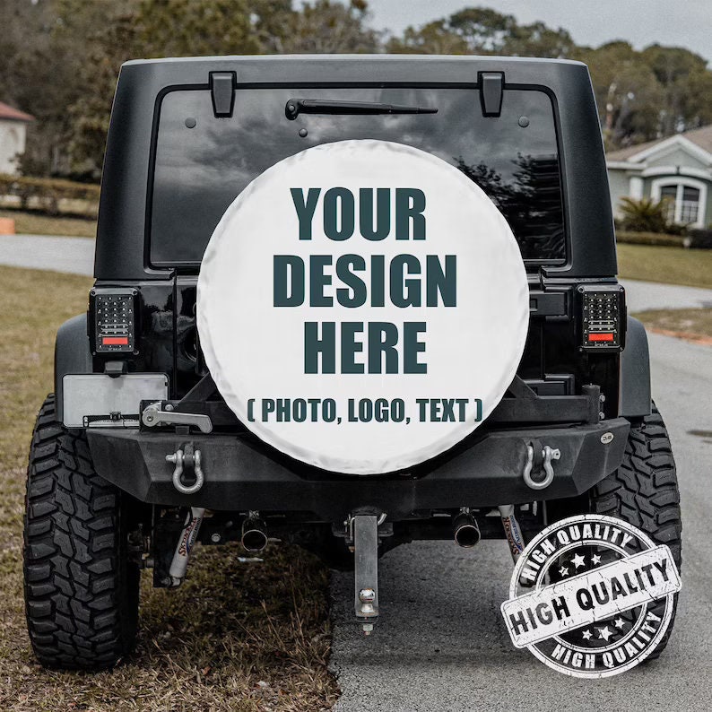 Personalized Tire Cover, Custom Your Design Spare Tire Cover Car decor