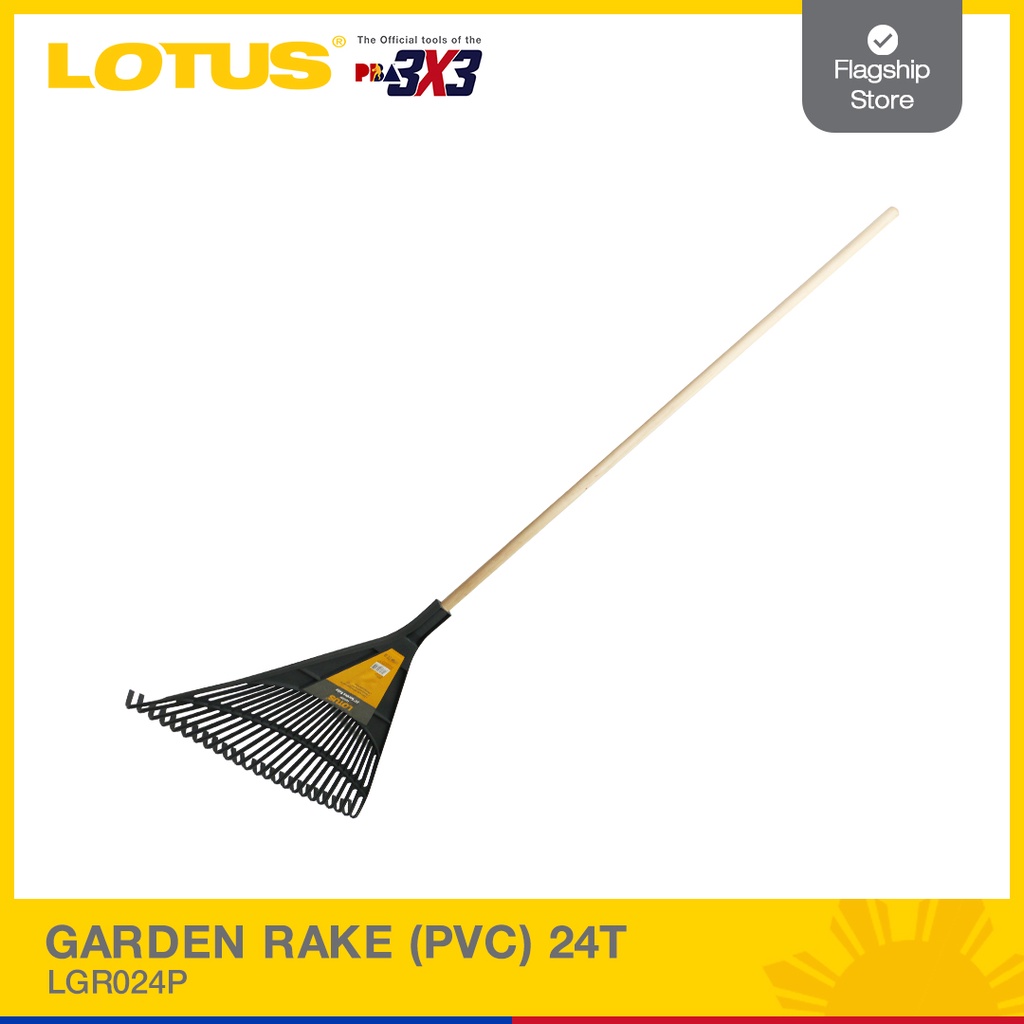 Lotus Garden Rake (PVC) 24T LGR024P Lawn & Garden Shopee Philippines