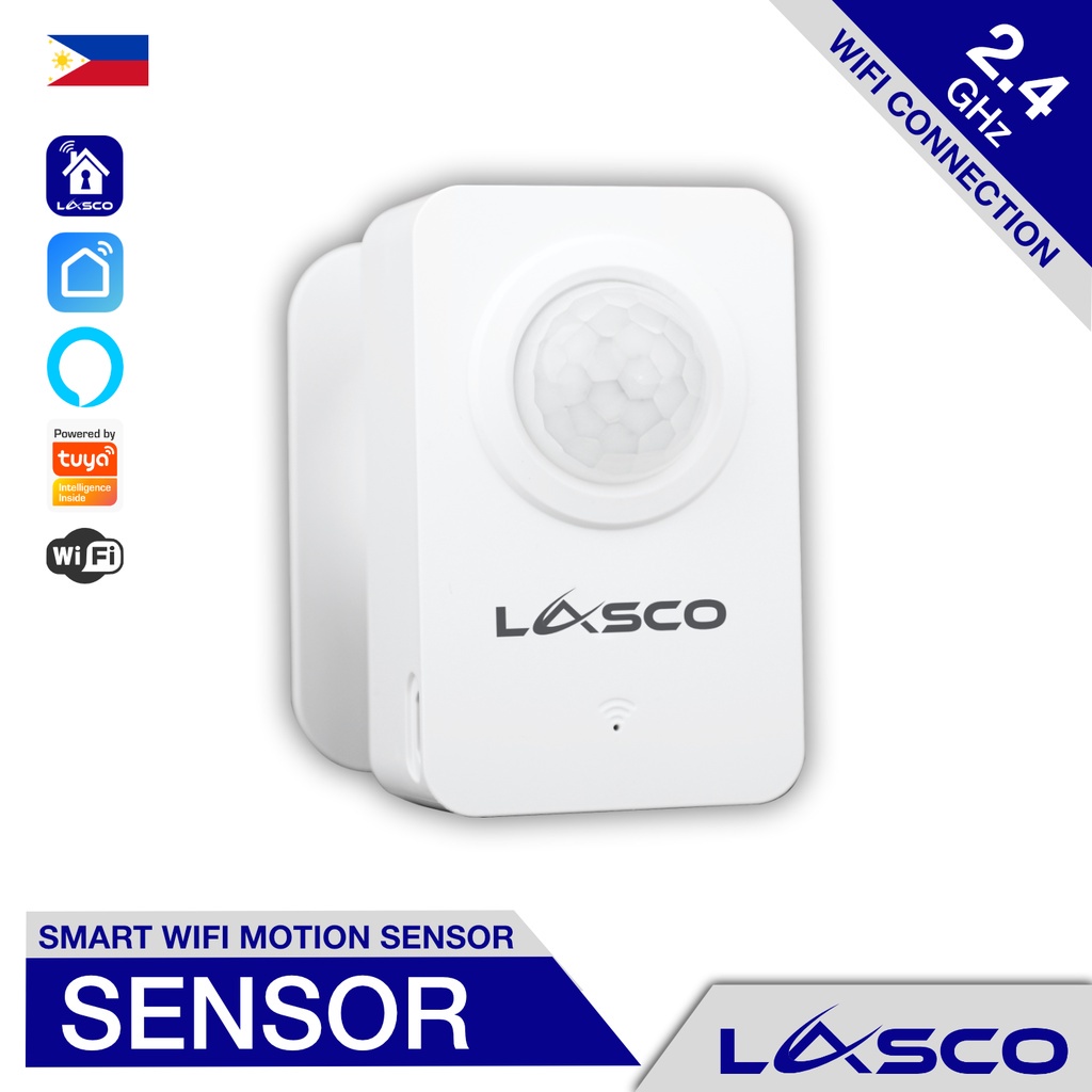☾Lasco Smart WiFi Motion Sensor PIR Motion Detector Notifies and