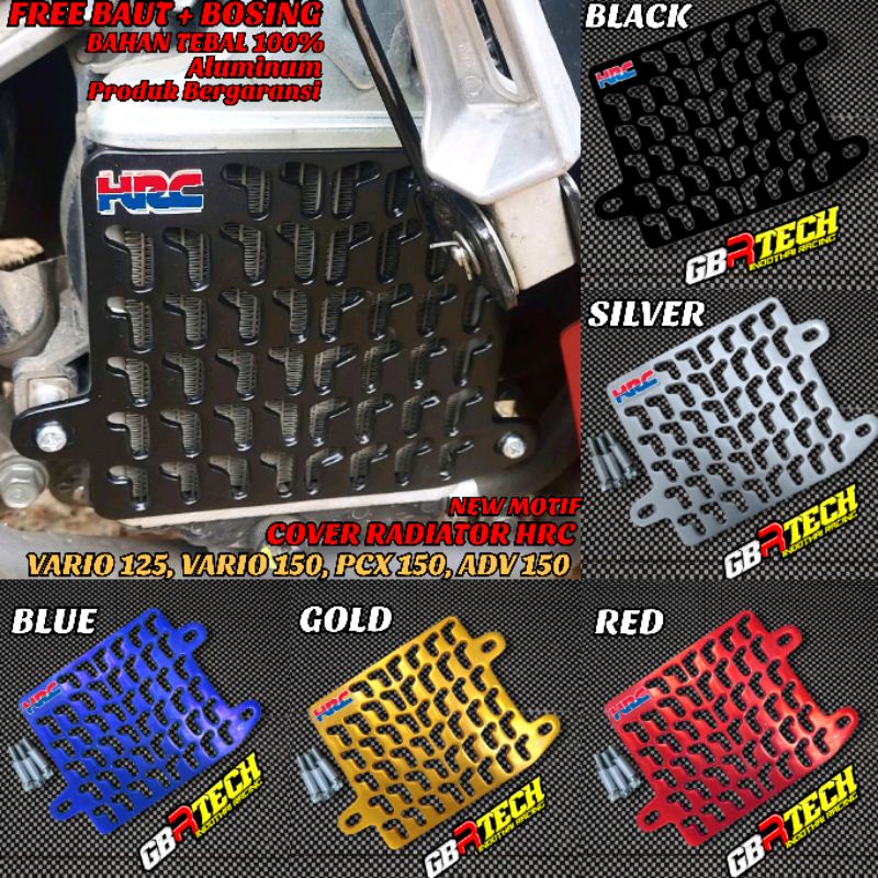 Radiator COVER FULL CNC ARM HRC PCX ADV VARIO 125 Vario150 | Shopee ...