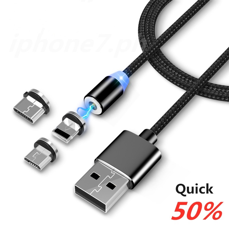 Fast Charger Cable compatible for iphone/Micro/TypeC/USB