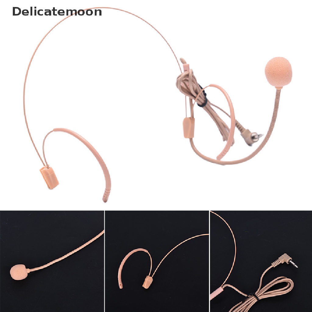 [Delicatemoon] Headworn Condenser Headset Microphone Wireless Body-Pack ...