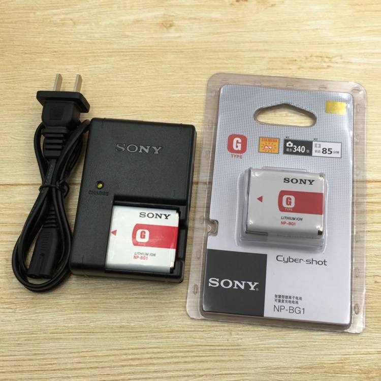 Sony DSCT100 WX1 W210 W220 H50 HX7 HX9 Camera BPBG1 Battery+Charger
