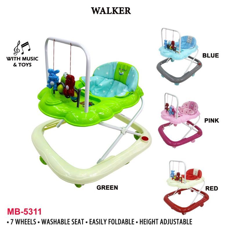 Metal 2025 baby walker