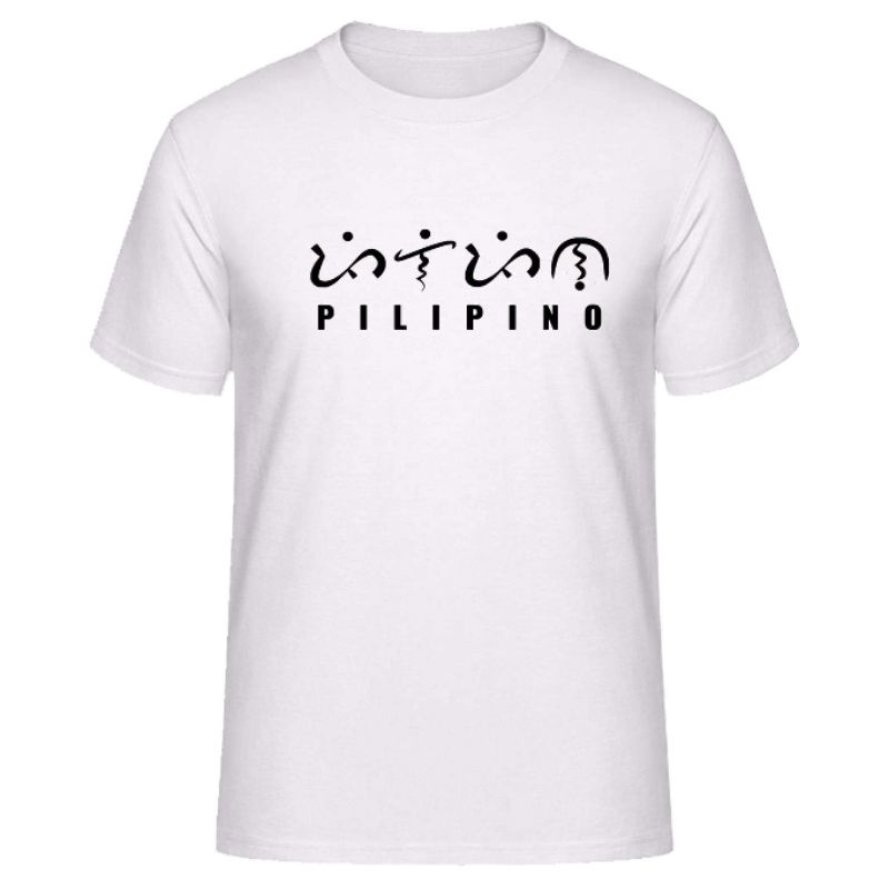 Tshirt Unisex Baybayin Pilipino Print | Shopee Philippines