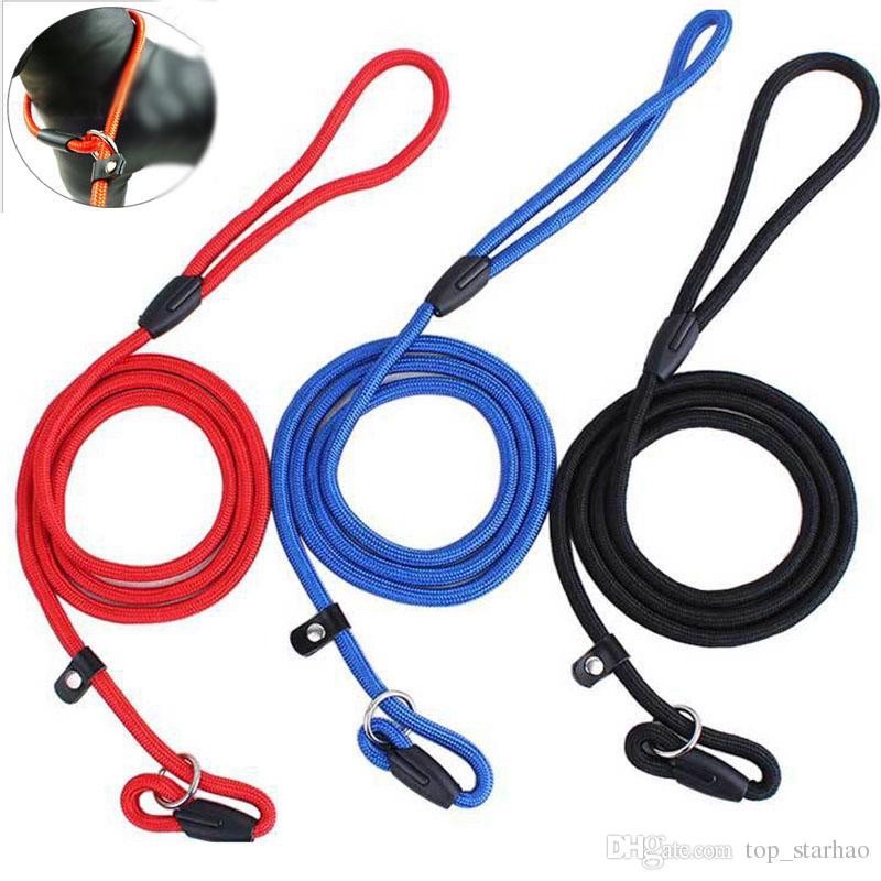 Dog Training Leash Nylon Rope Adjustable Gabay | Shopee Philippines