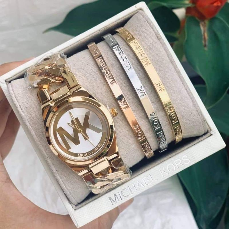 Michael Kors Watch With bangles set Shopee Philippines