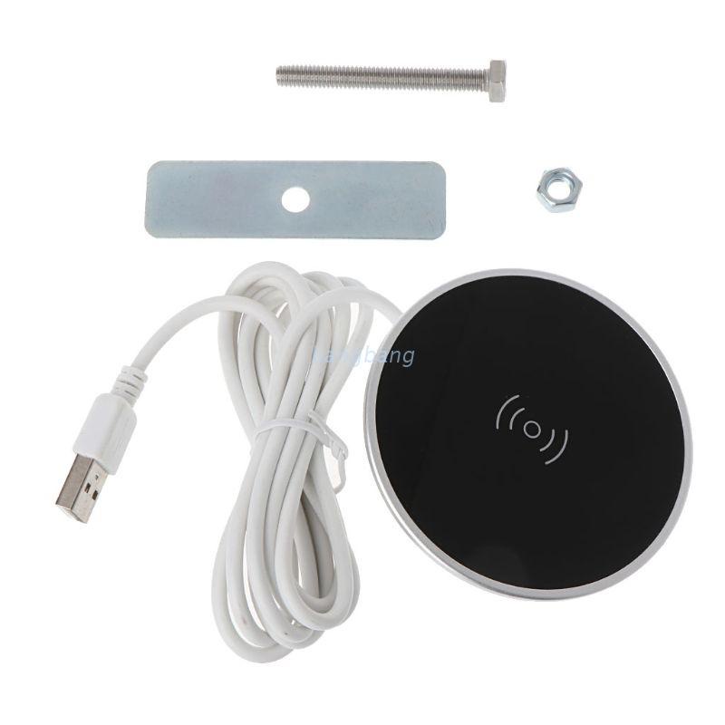 Bang 1Set Universal Qi Wireless Charger Furniture Office Desktop Hidden