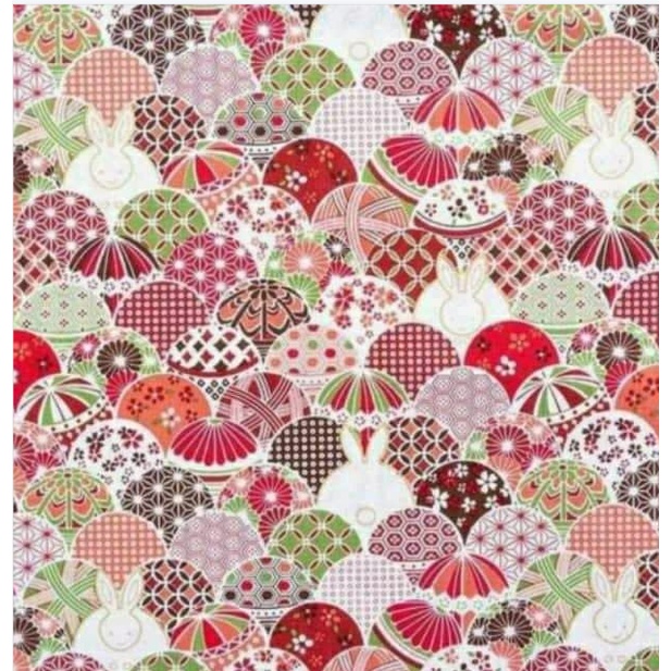 Bronze cotton Fabric Japanese Print Fabric for Kimono Home Hand Sewing