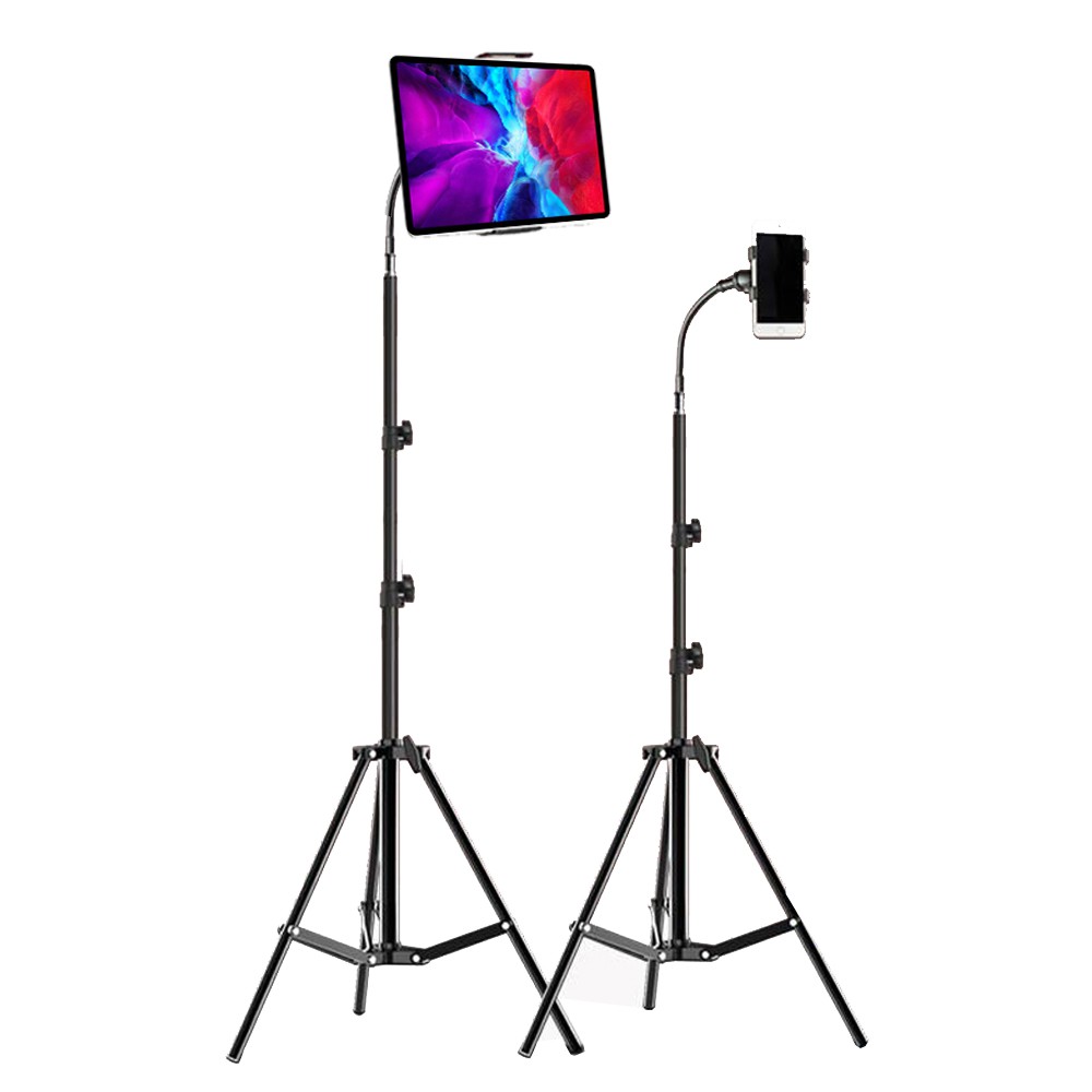 Tripod Floor Stand tablet holder for iPad pro 12.9 air 2 3 4 pro 9.7 20 To 50 Inch height