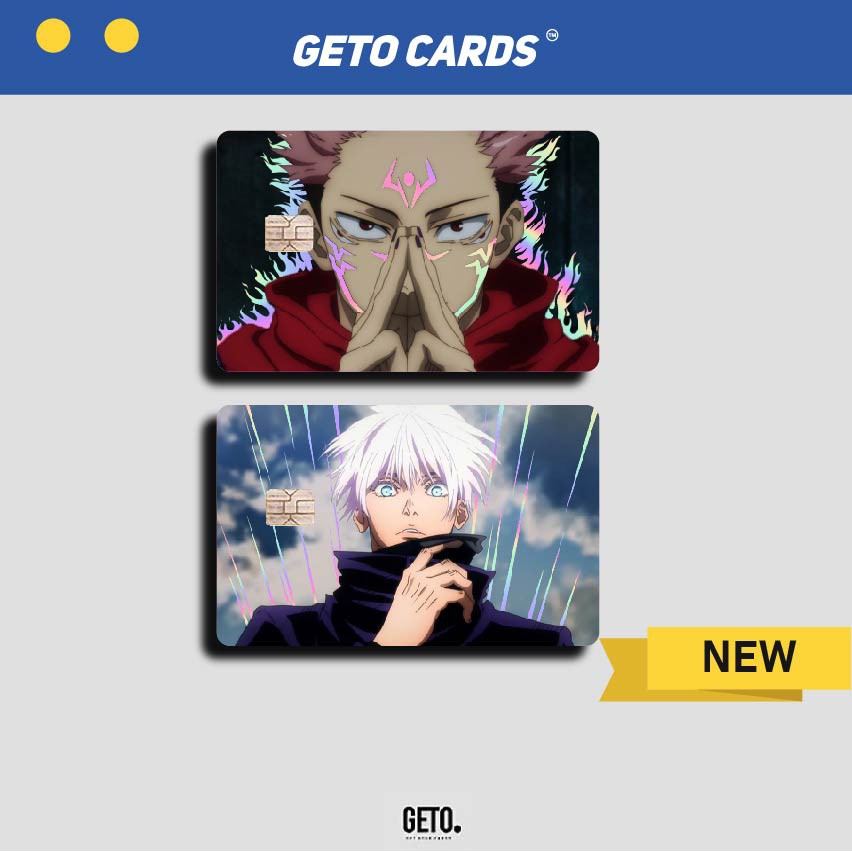 Sticker Skin Atm Card Anime Jujutsu Kaisen Special Hologram | Geto card ...