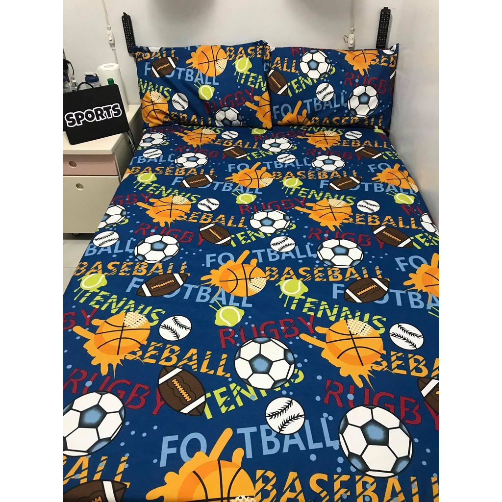Fully Garterize Sports 100 Premium Canadian Cotton Bedsheets With 2
