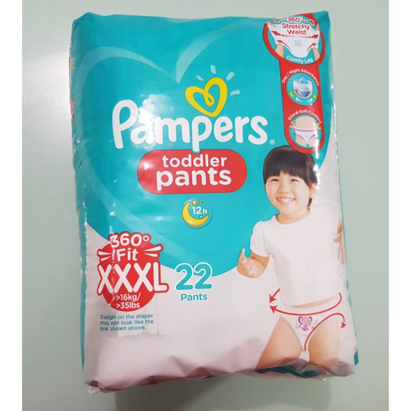 Pampers Toddler Pants XXXL 22 pcs 16kg 360 fit