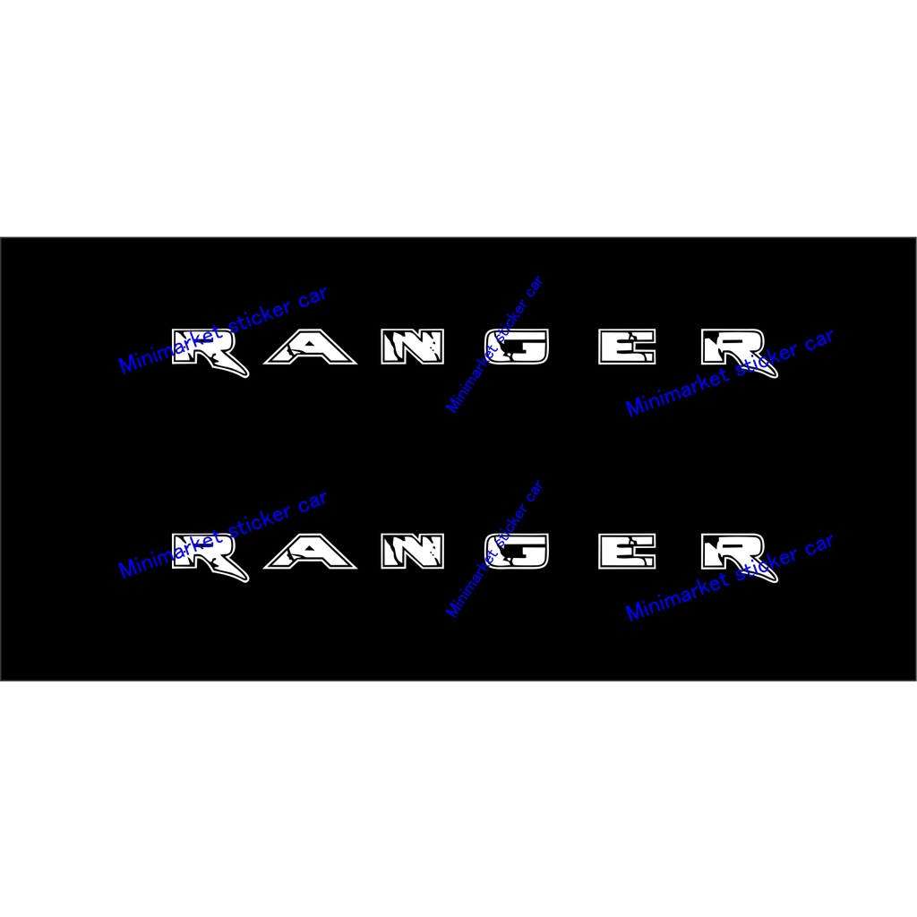 Description Of RANGER STICKER Car STICKER FORD RANGER Rear Tailgate ...