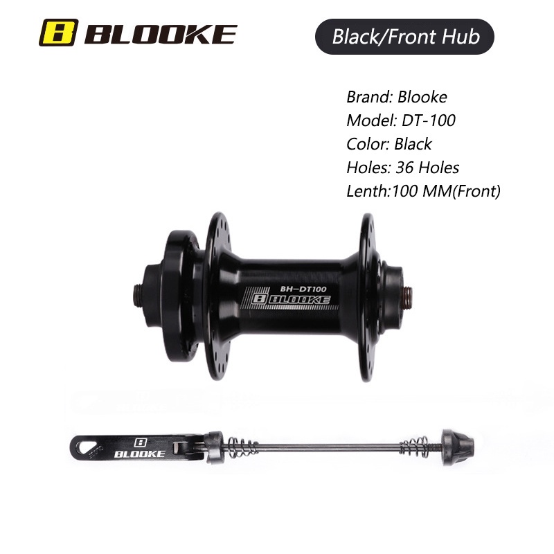 BLOOKE 32/36 Holes Mtb Bike Hub Ball Bearing Aluminum Alloy Freehub