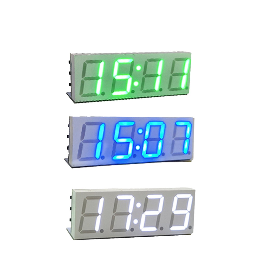 XYclock Electronic DIY Wifi LED Timer Clock Kit 4 Digit Display 5V Mciro USB TypeC Car Clock