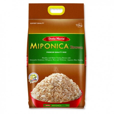 Doña Maria Miponica Brown Rice 10kg with Free Eco Bag | Shopee Philippines