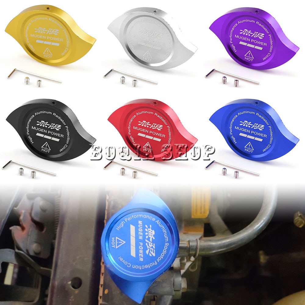 Universal Mugen Power Radiator Cap Cover Fit For HONDA Accord Civic CR ...