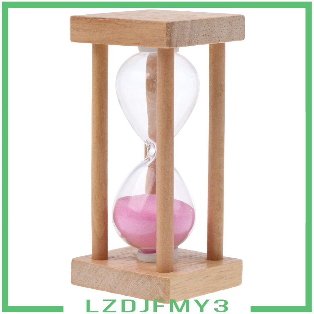 Wooden Sandglass Hourglass Sand Timer Kitchen Cooking Clock Timing ...
